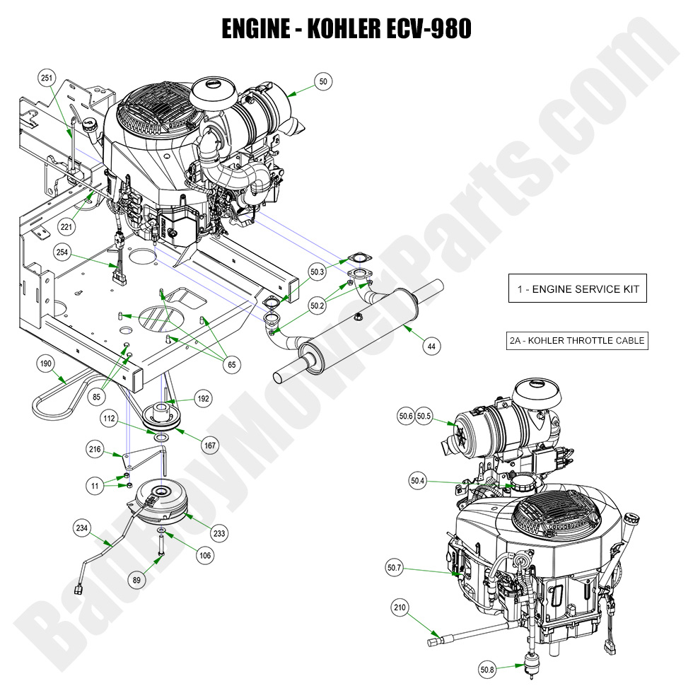 2023 Rogue - Engine - Kohler ECV980 EFI